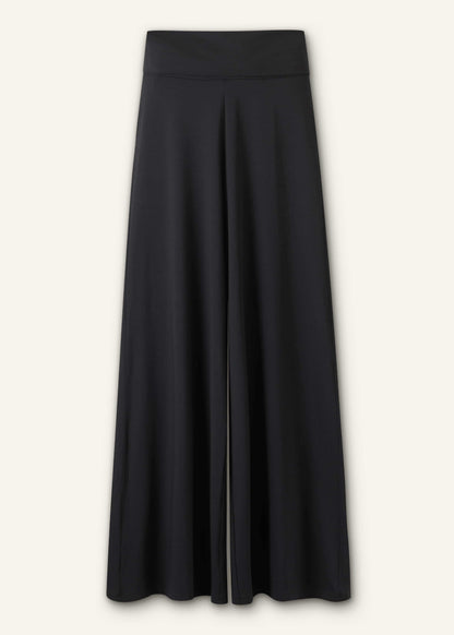 ME+EM Black Super Wide Palazzo Pant