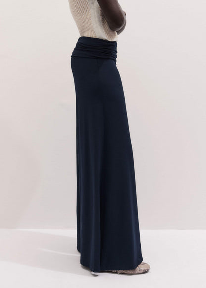 ME+EM Navy Super Wide Palazzo Pant