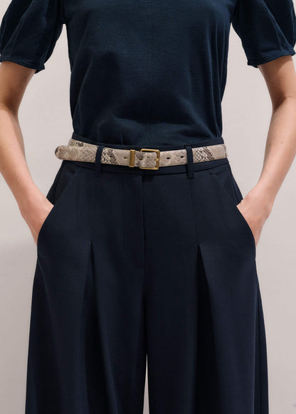 ME+EM Navy Ultimate Very Wide-Leg Pant