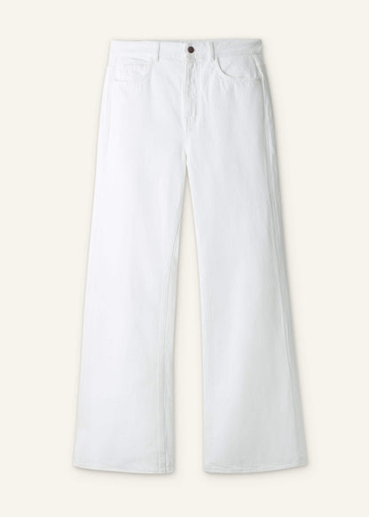 ME+EM White Leg Elongator Jean