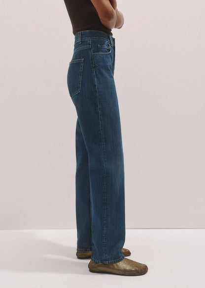 ME+EM Blue Full-Length Straight Jean