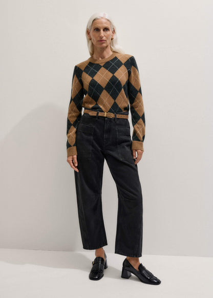 ME+EM Black Patch Pocket Engineered Jean
