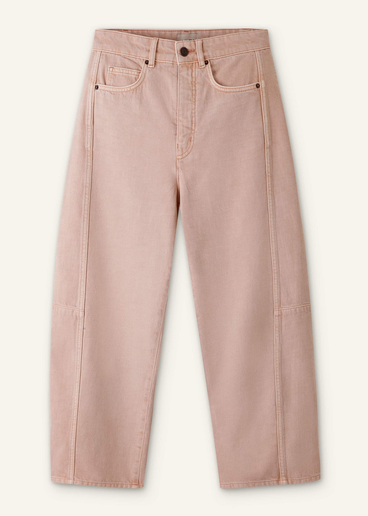ME+EM Pink Exaggerated Crop Jean