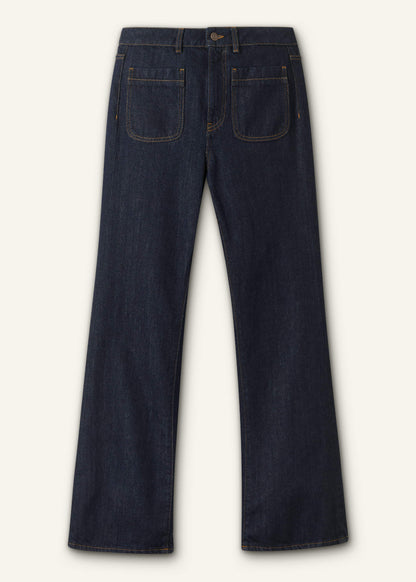 ME+EM Blue Subtle Flare Jean