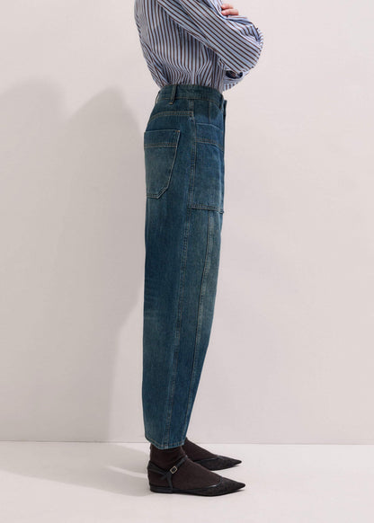 ME+EM Blue Patch Pocket Engineered Jean