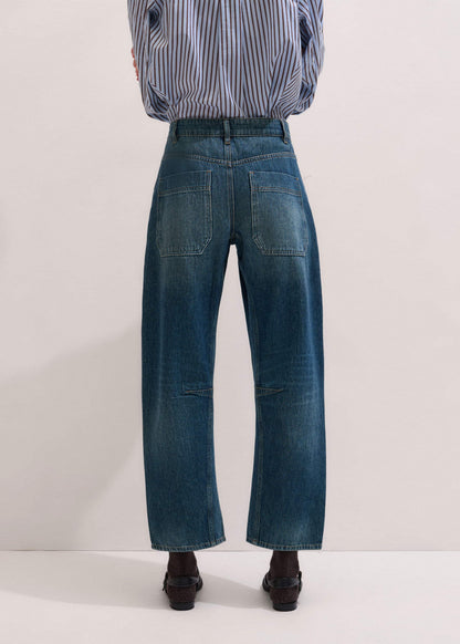 ME+EM Blue Patch Pocket Engineered Jean