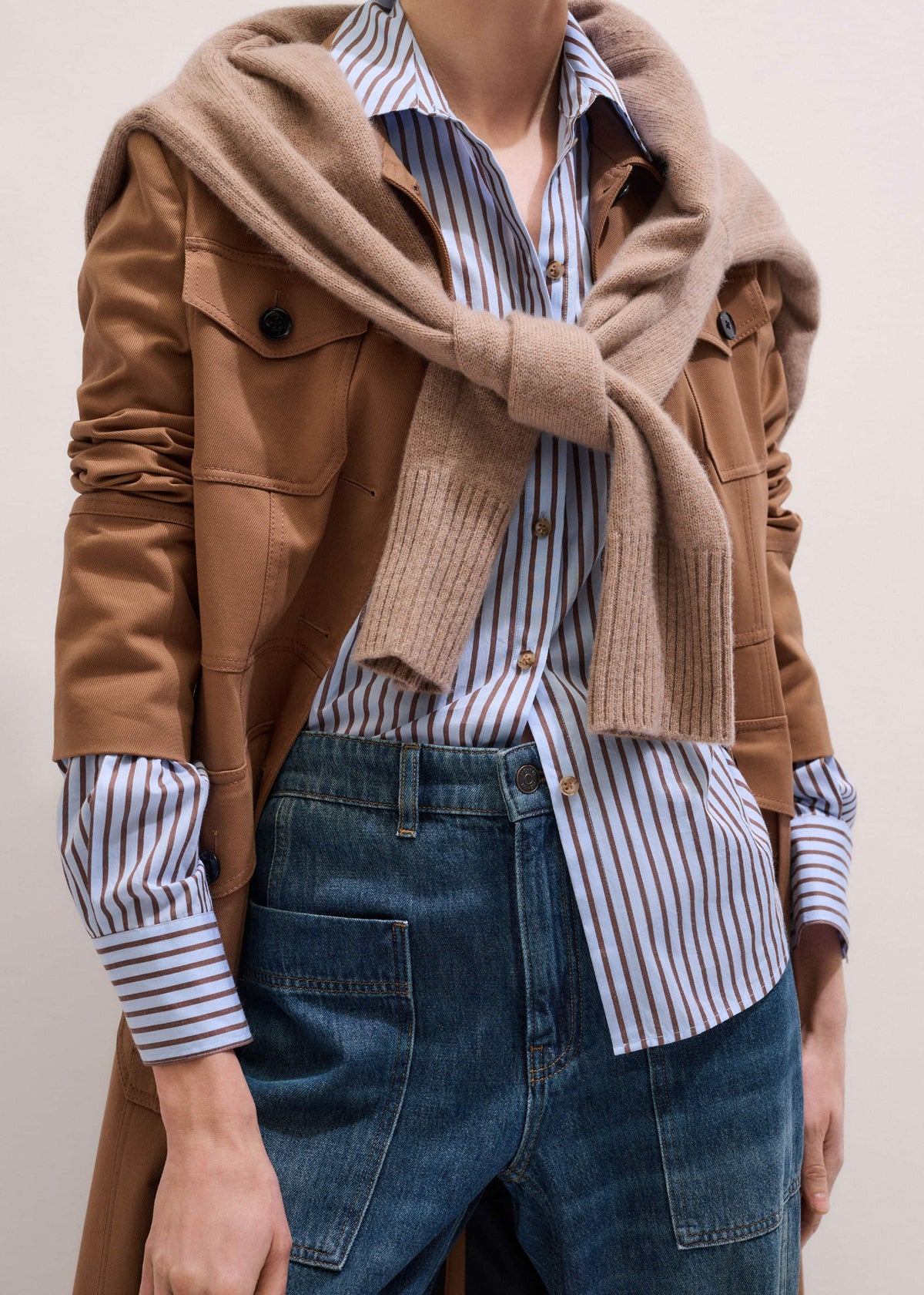 ME+EM Blue Patch Pocket Engineered Jean
