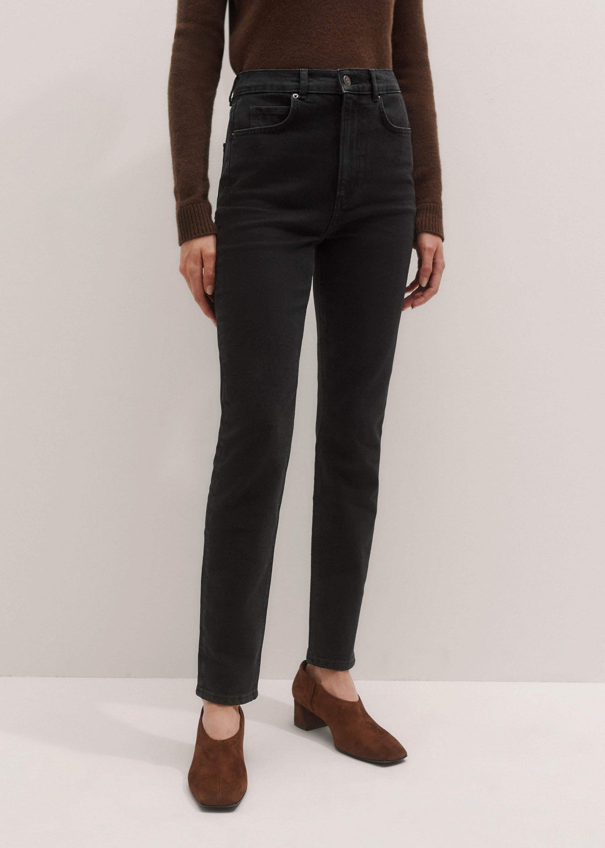 ME+EM Black Boot Ready Skinny Jean