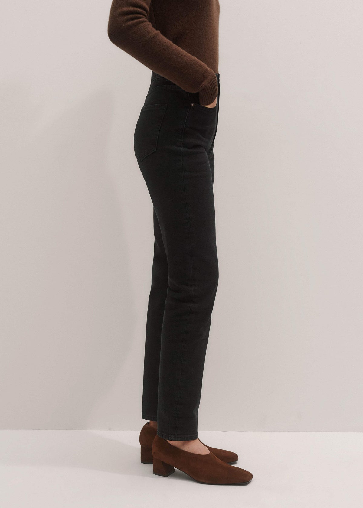 ME+EM Black Boot Ready Skinny Jean