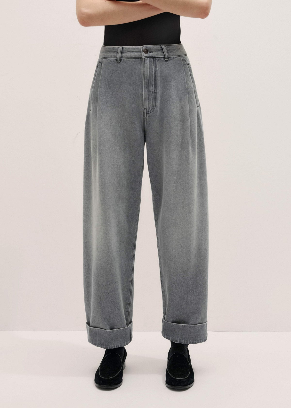 ME+EM Gray Clever Jean