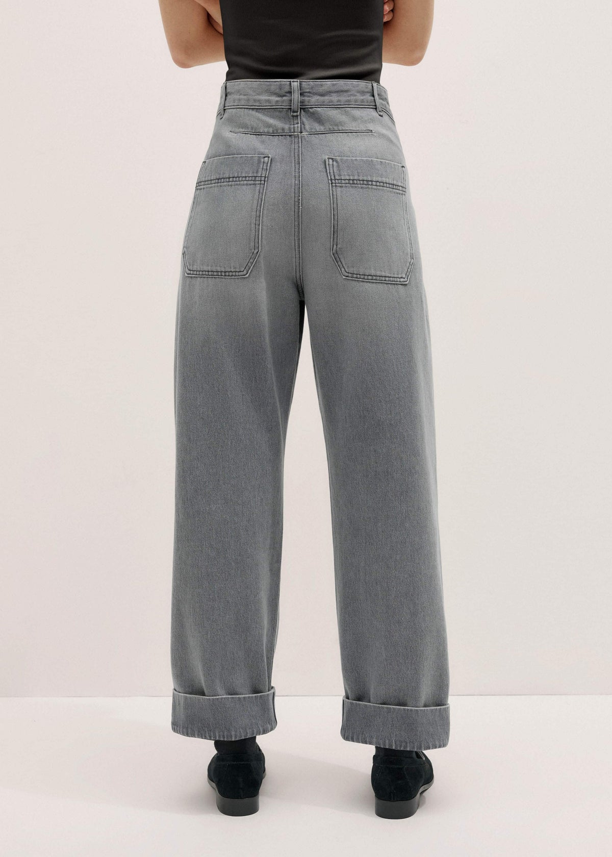 ME+EM Gray Clever Jean