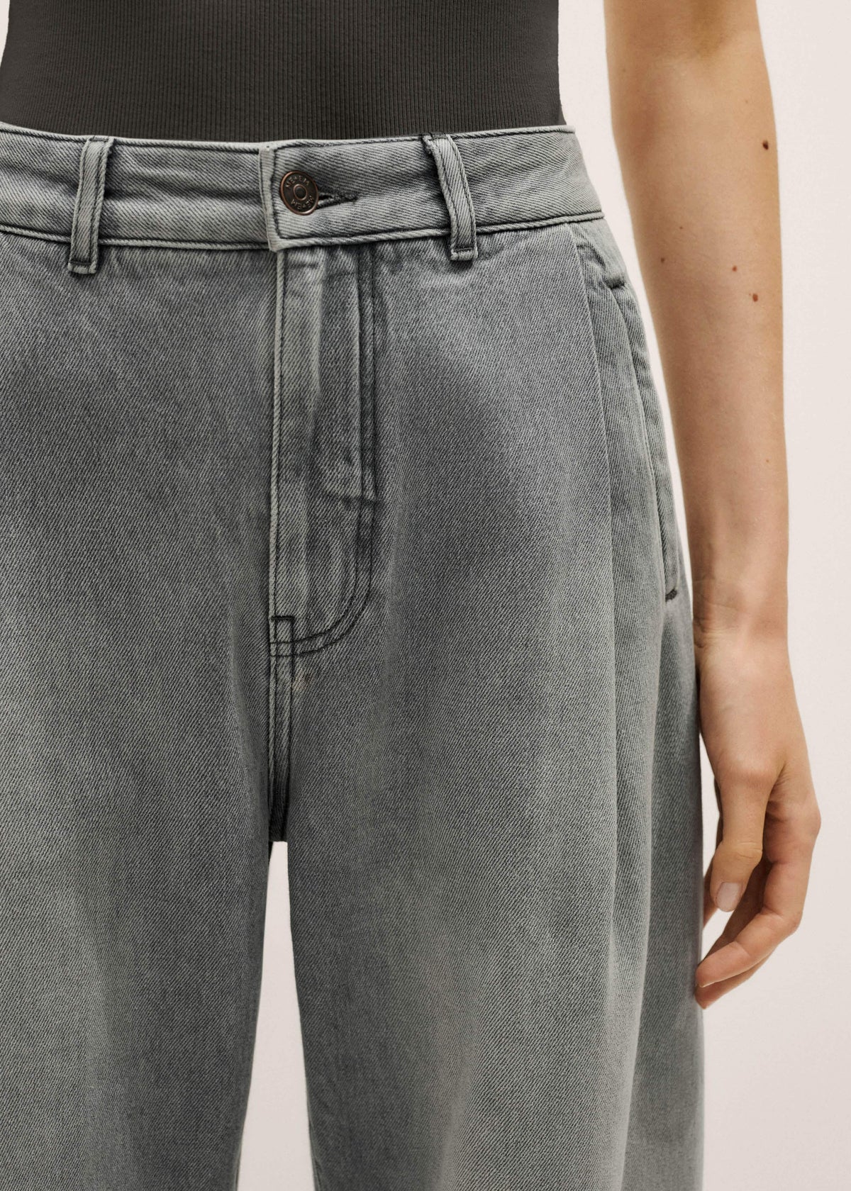 ME+EM Gray Clever Jean