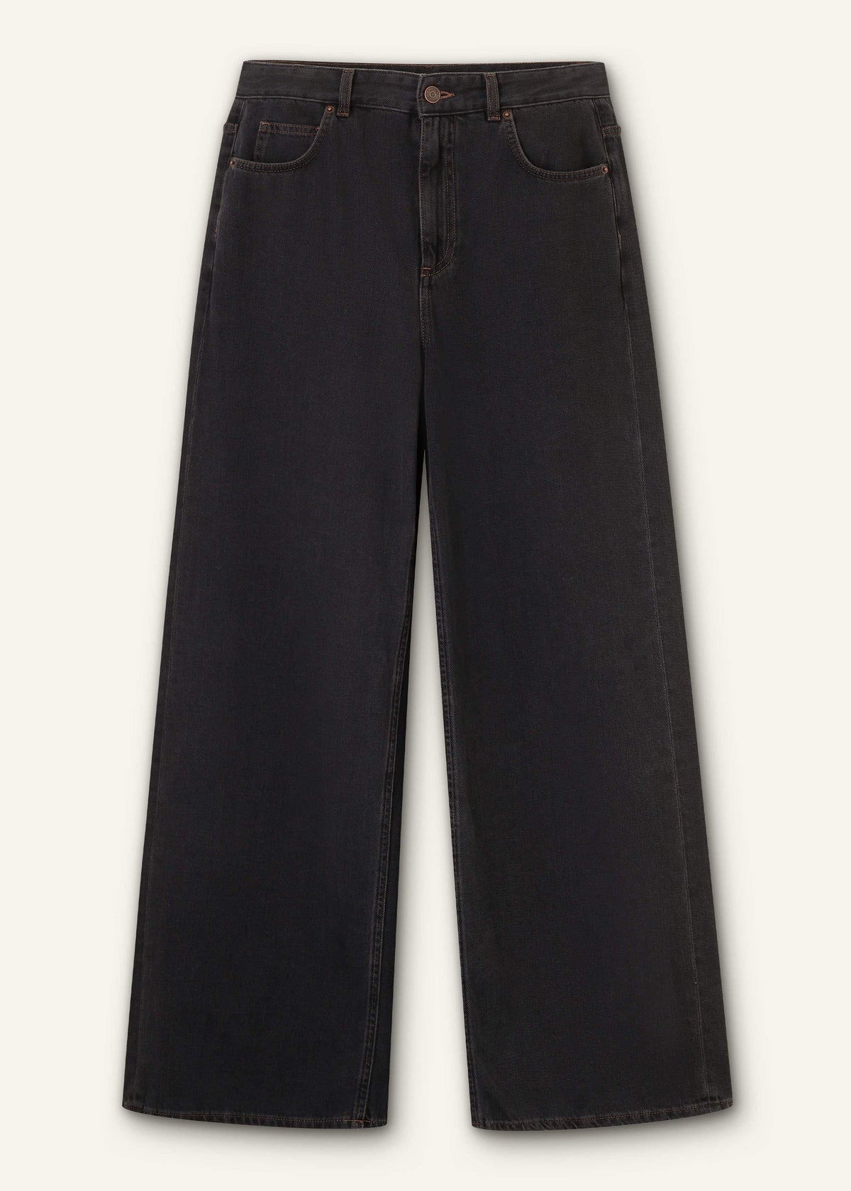ME+EM Black Every-Wear Baggy Jean