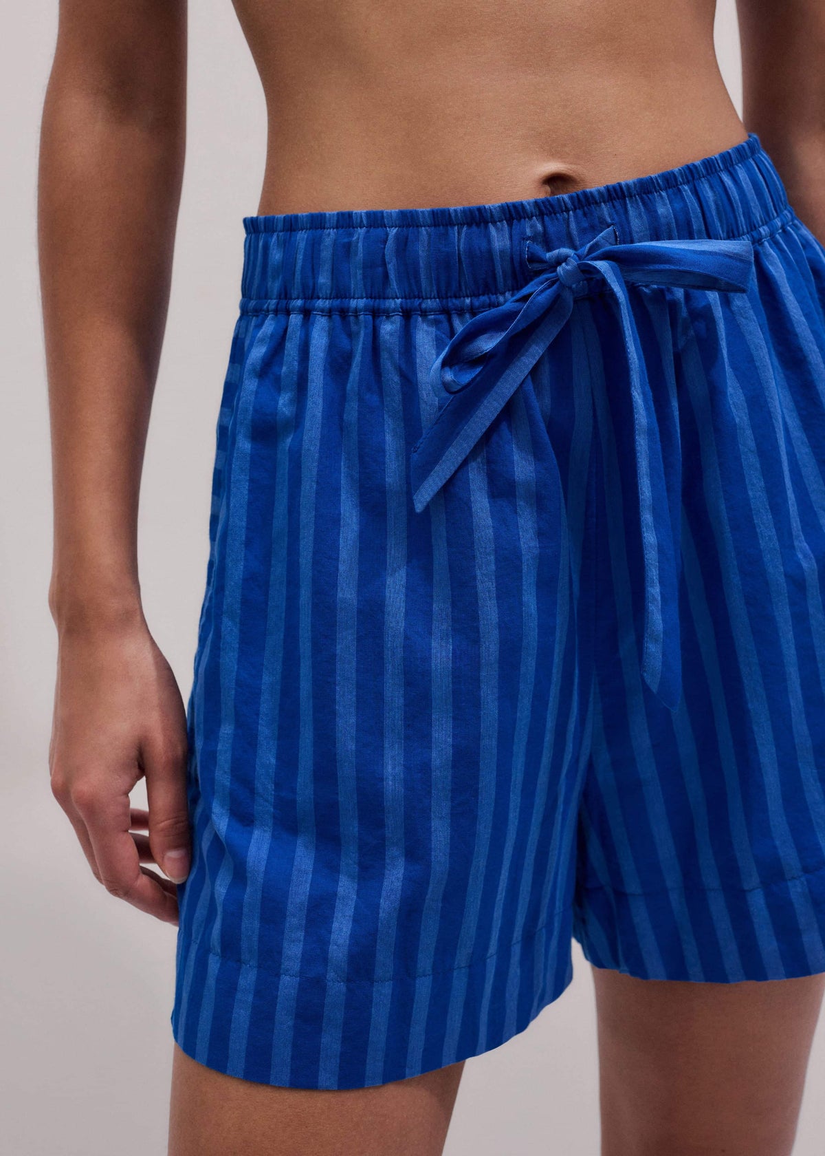 ME+EM Blue Striped Beach Short