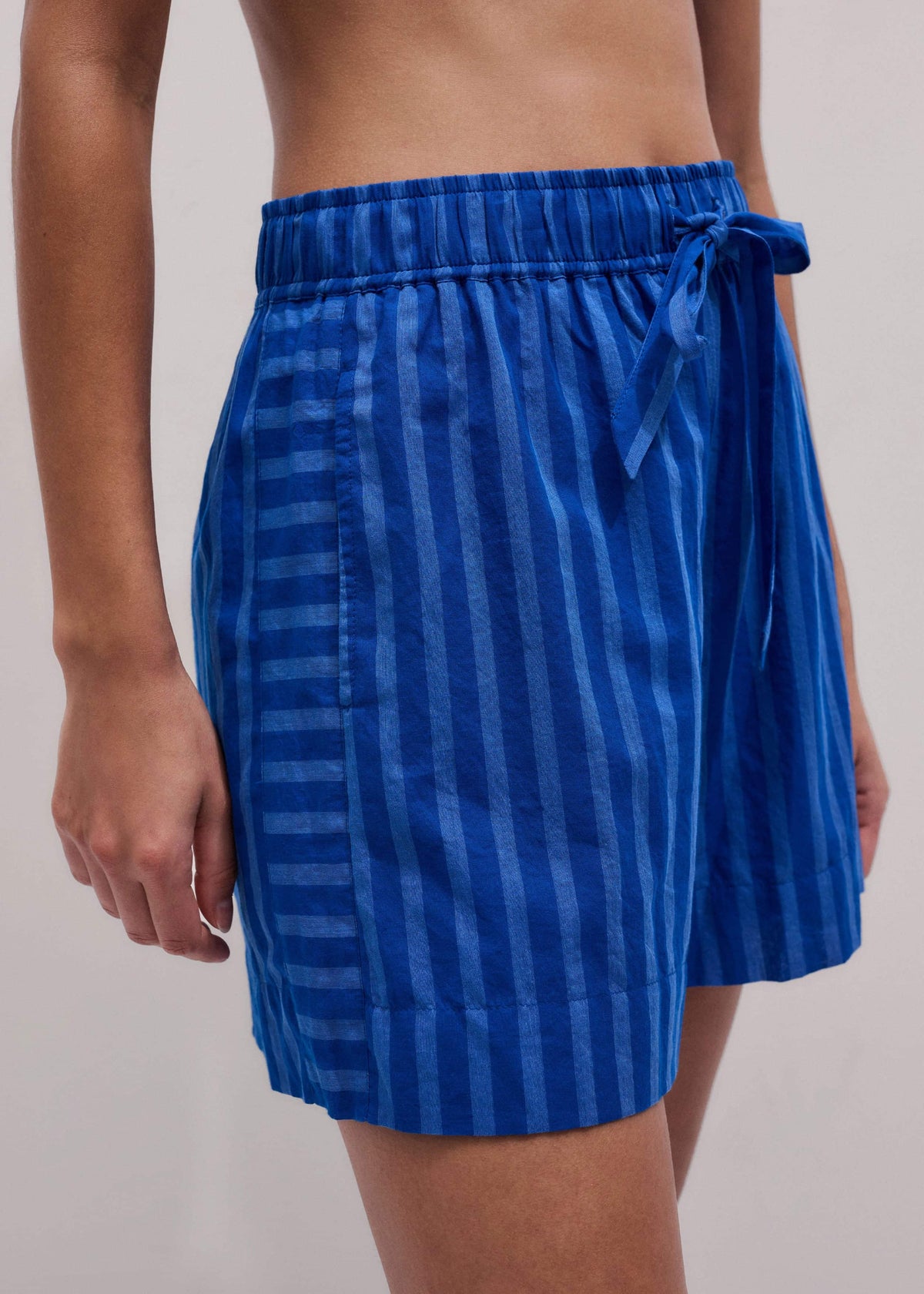 ME+EM Blue Striped Beach Short