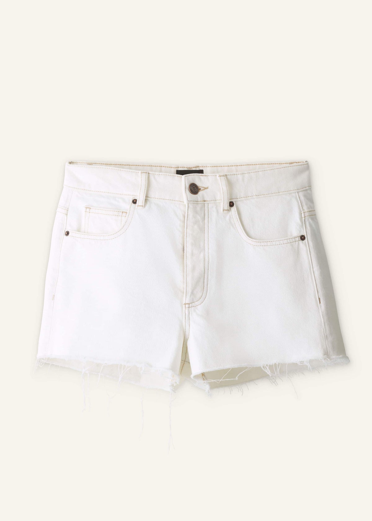 ME+EM Ecru Classic Cut Off Short