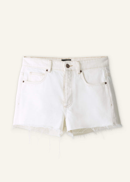 ME+EM Ecru Classic Cut Off Short