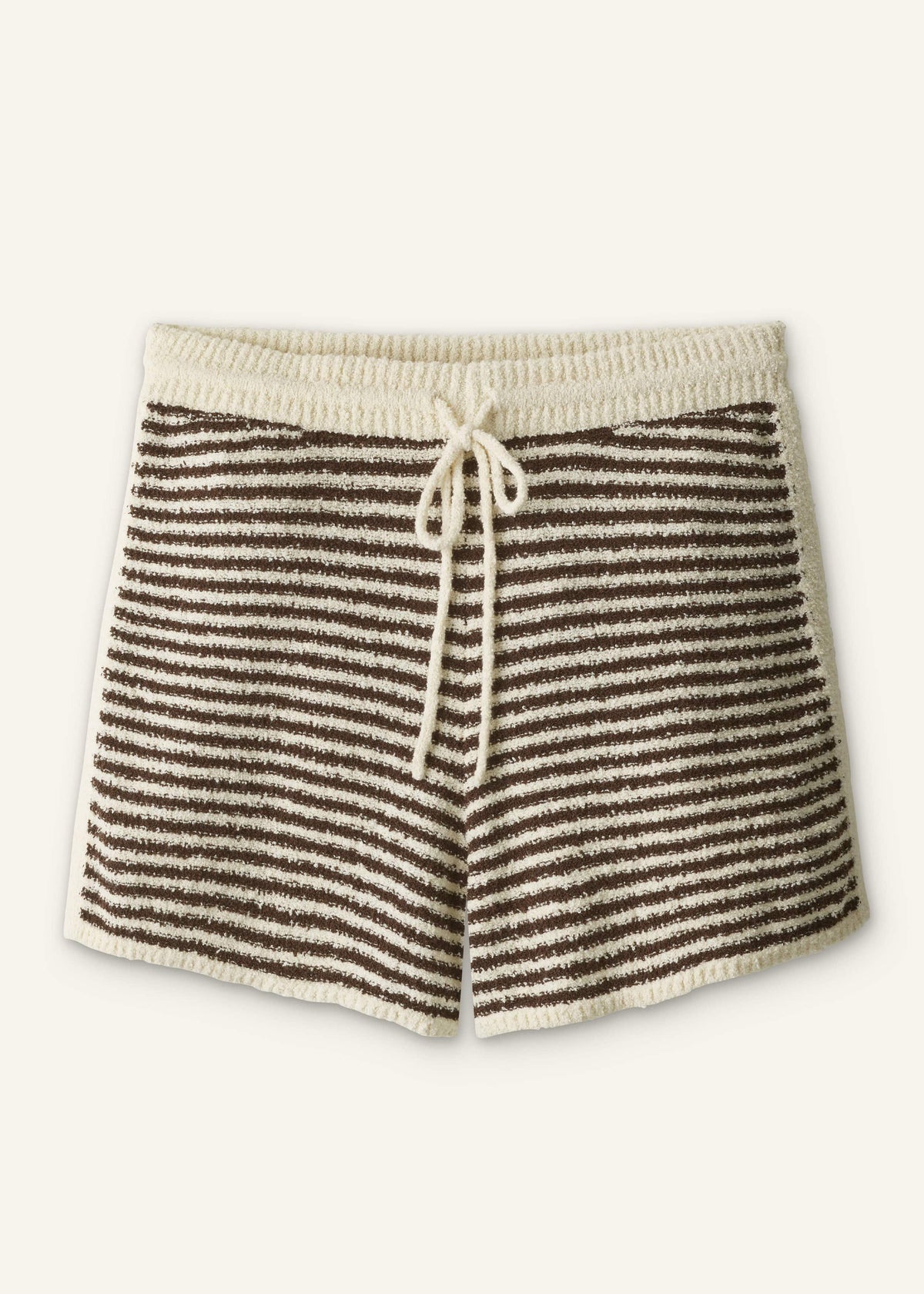 ME+EM Cream Stripe Drawstring Short