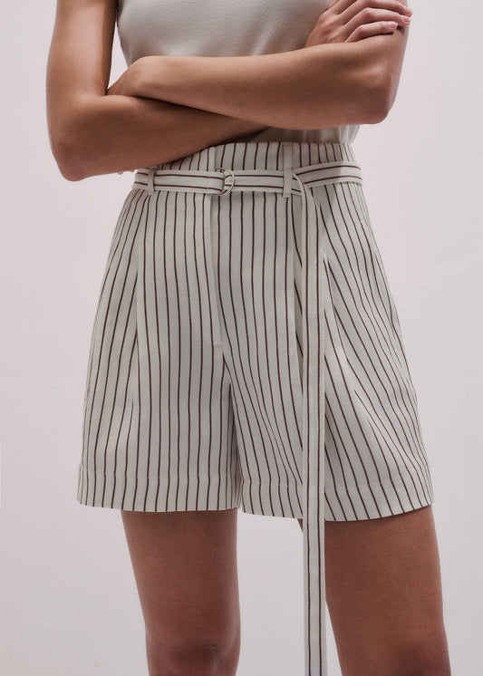 ME+EM Ivory Tailored Pleat Short