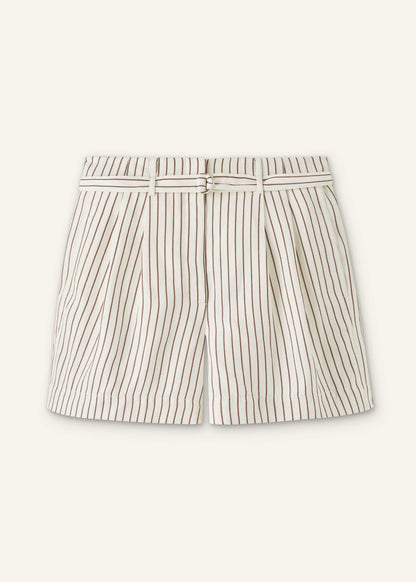 ME+EM Ivory Tailored Pleat Short