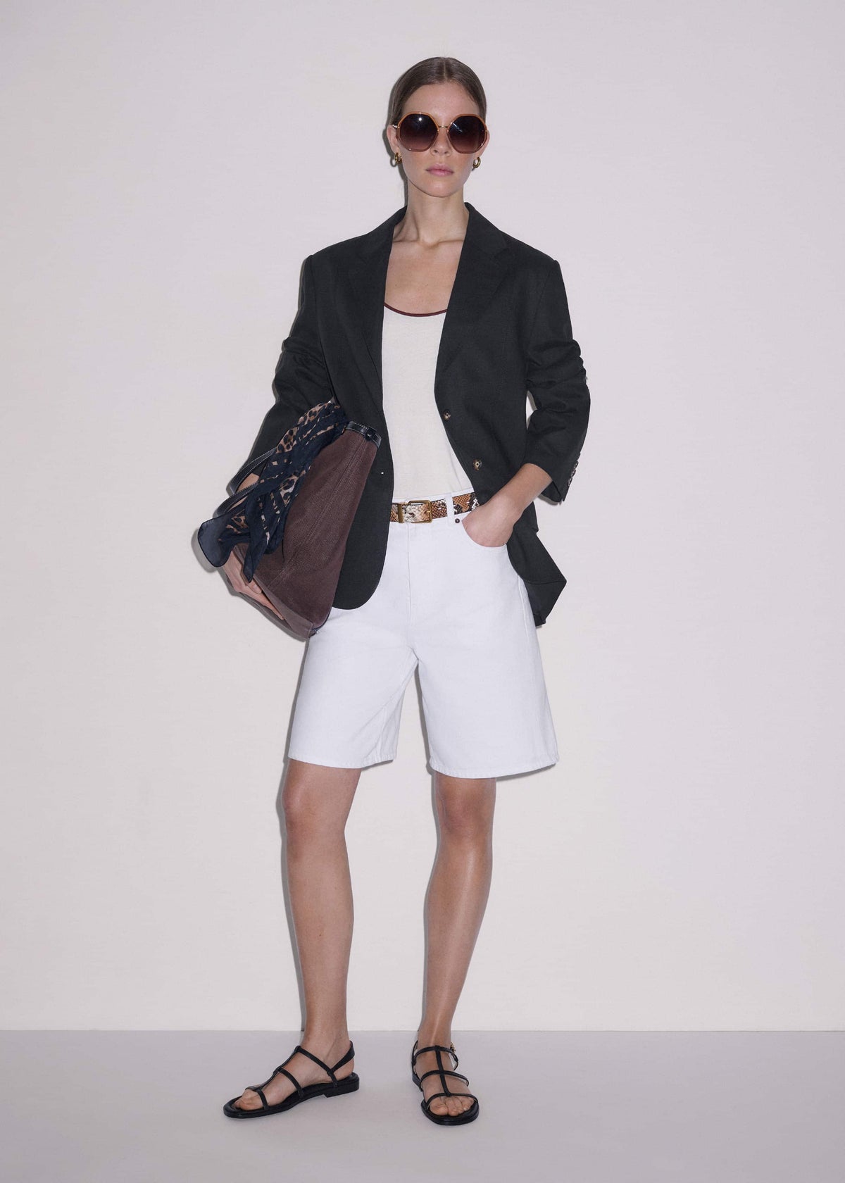 ME+EM White Bermuda Short