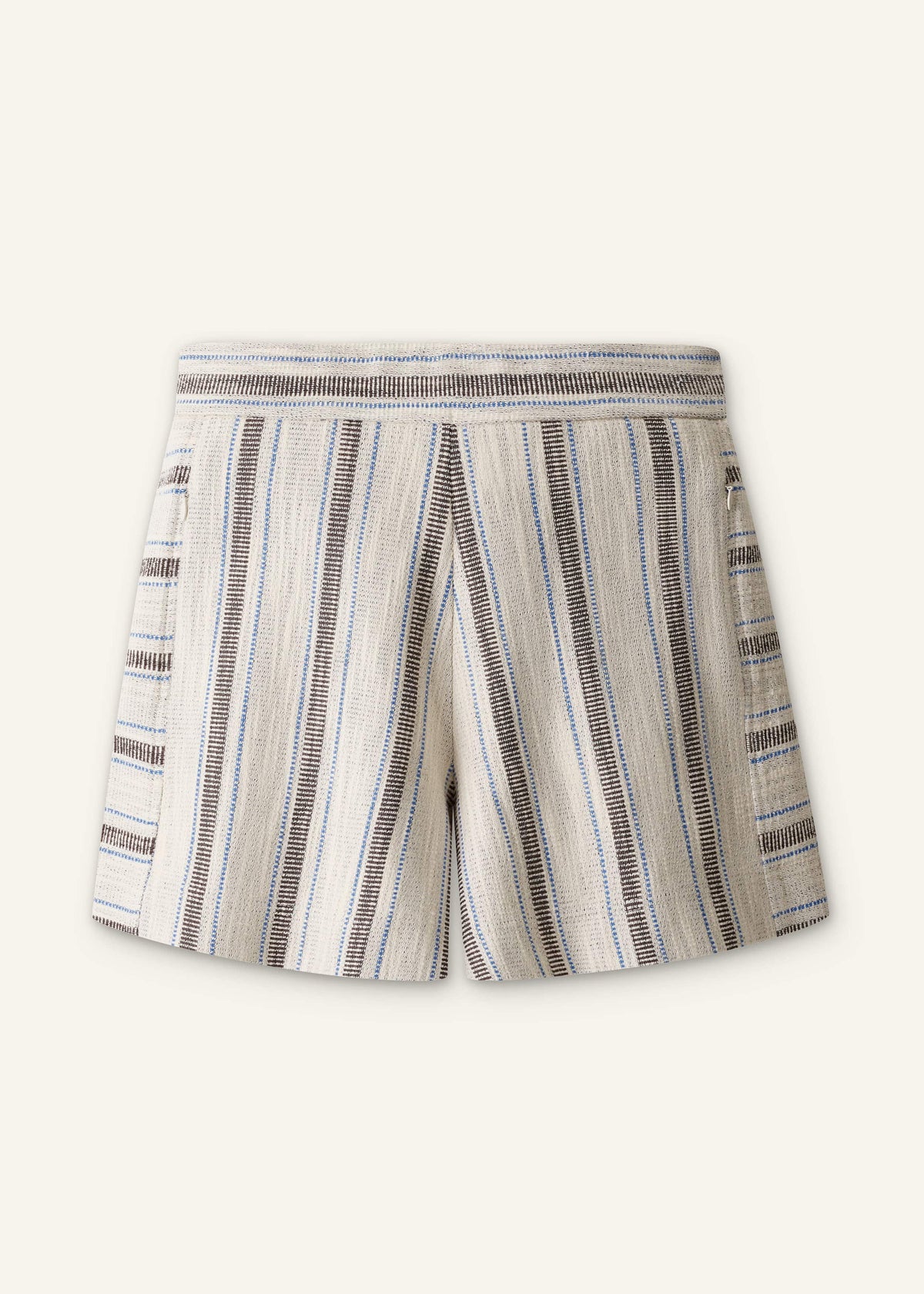 ME+EM Cream Stripe Short