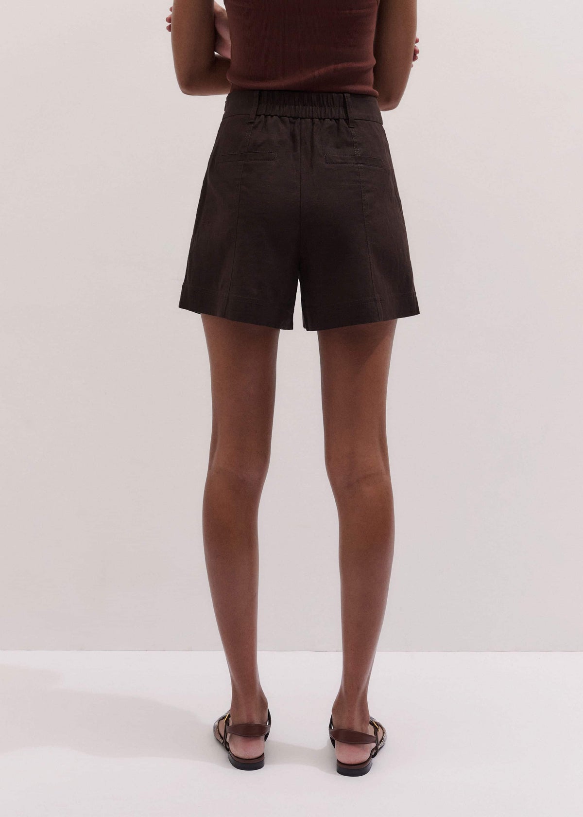 ME+EM Brown Easy Summer Short