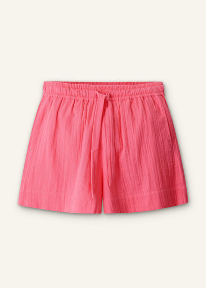 ME+EM Pink Cheesecloth Summer Short