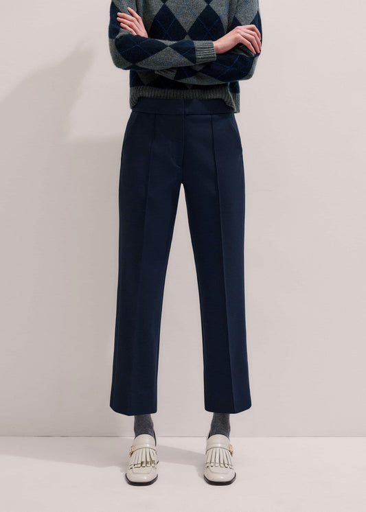 ME+EM Navy Slim Crop Forever Pant | Pants