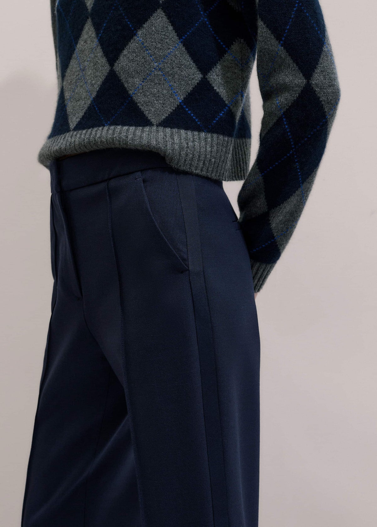 ME+EM Navy Slim Crop Forever Pant | Pants