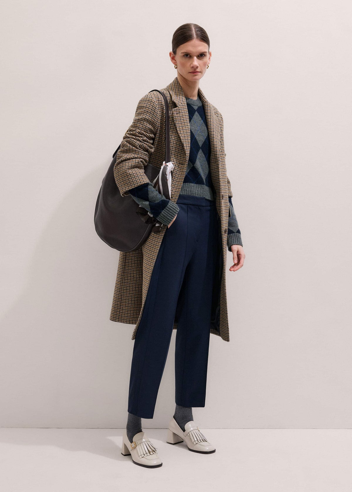 ME+EM Navy Slim Crop Forever Pant | Pants