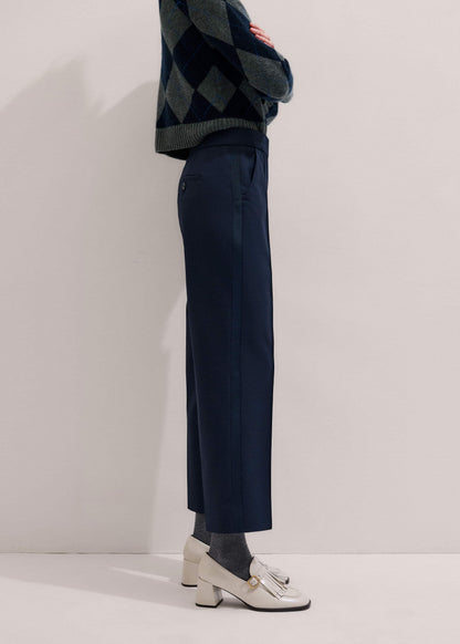 ME+EM Navy Slim Crop Forever Pant | Pants
