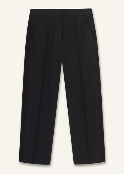 ME+EM Black Slim Crop Tux Pant | Pants