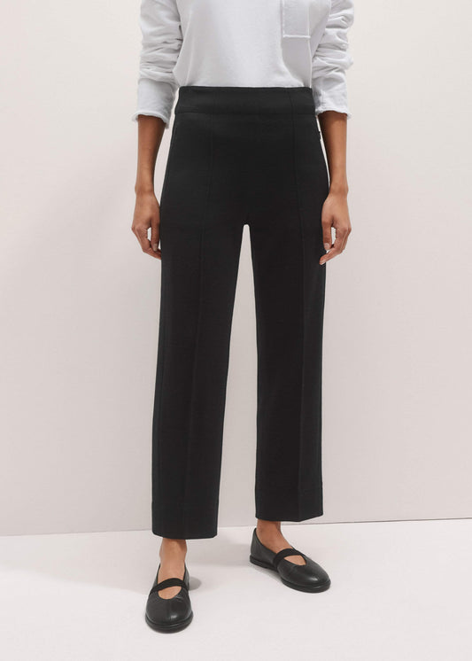 ME+EM Black Wool-Blend Travel Tailoring Slim Crop Pant