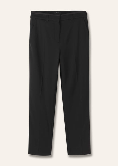 ME+EM Black Slim Crop Forever Tux Pant | Woven Pants