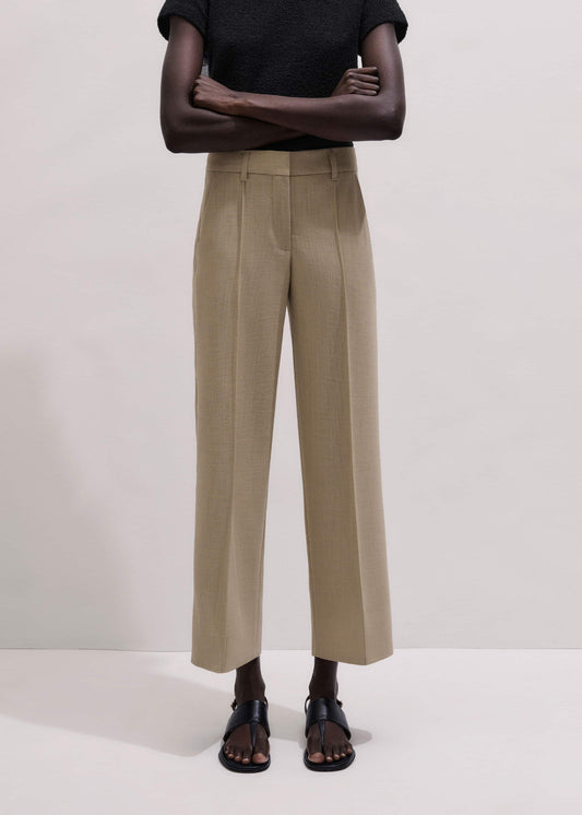 ME+EM Sand Tailored Straight Crop Pant