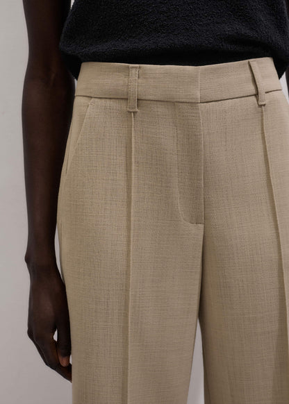 ME+EM Sand Tailored Straight Crop Pant