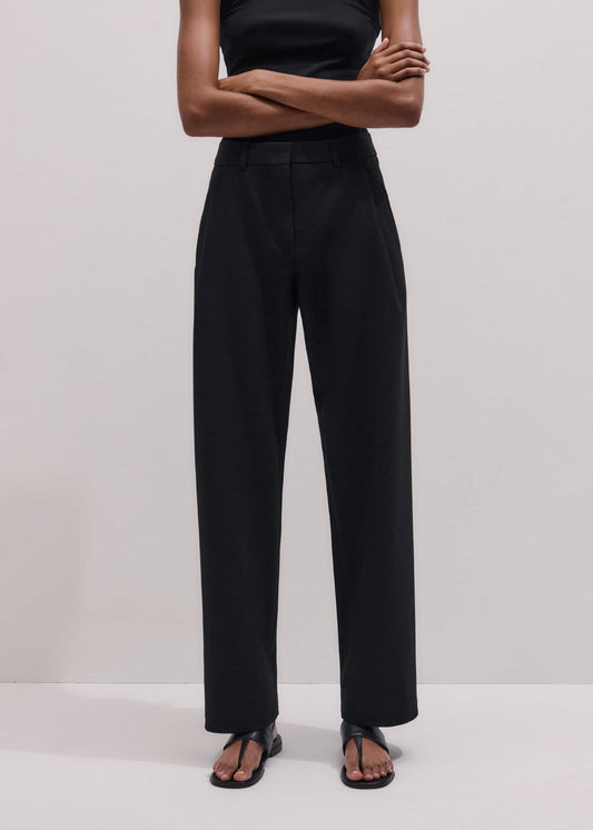 ME+EM Black Clever Tapered Pant