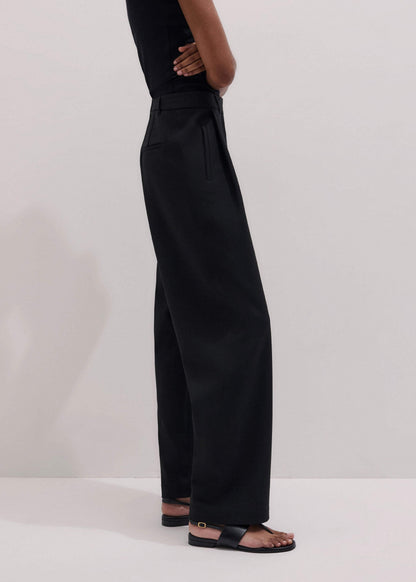 ME+EM Black Clever Tapered Pant