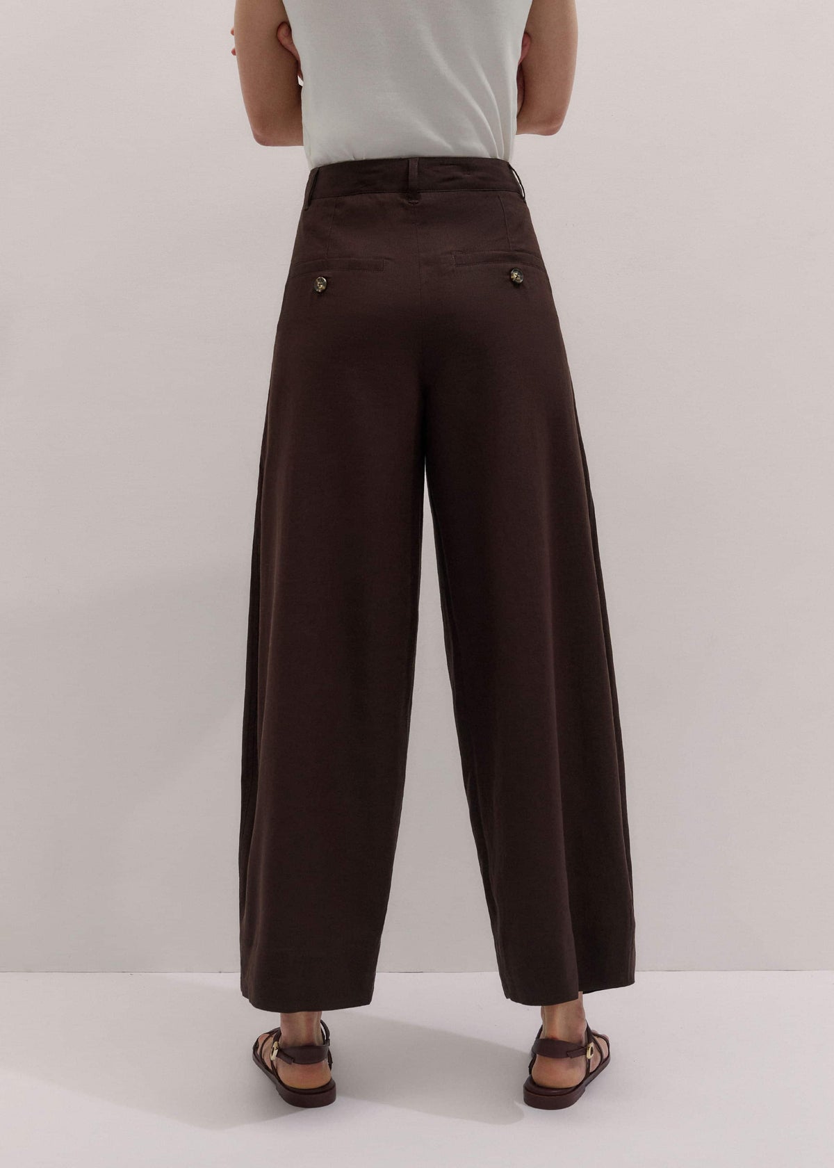 ME+EM Brown Extreme Taper Pant