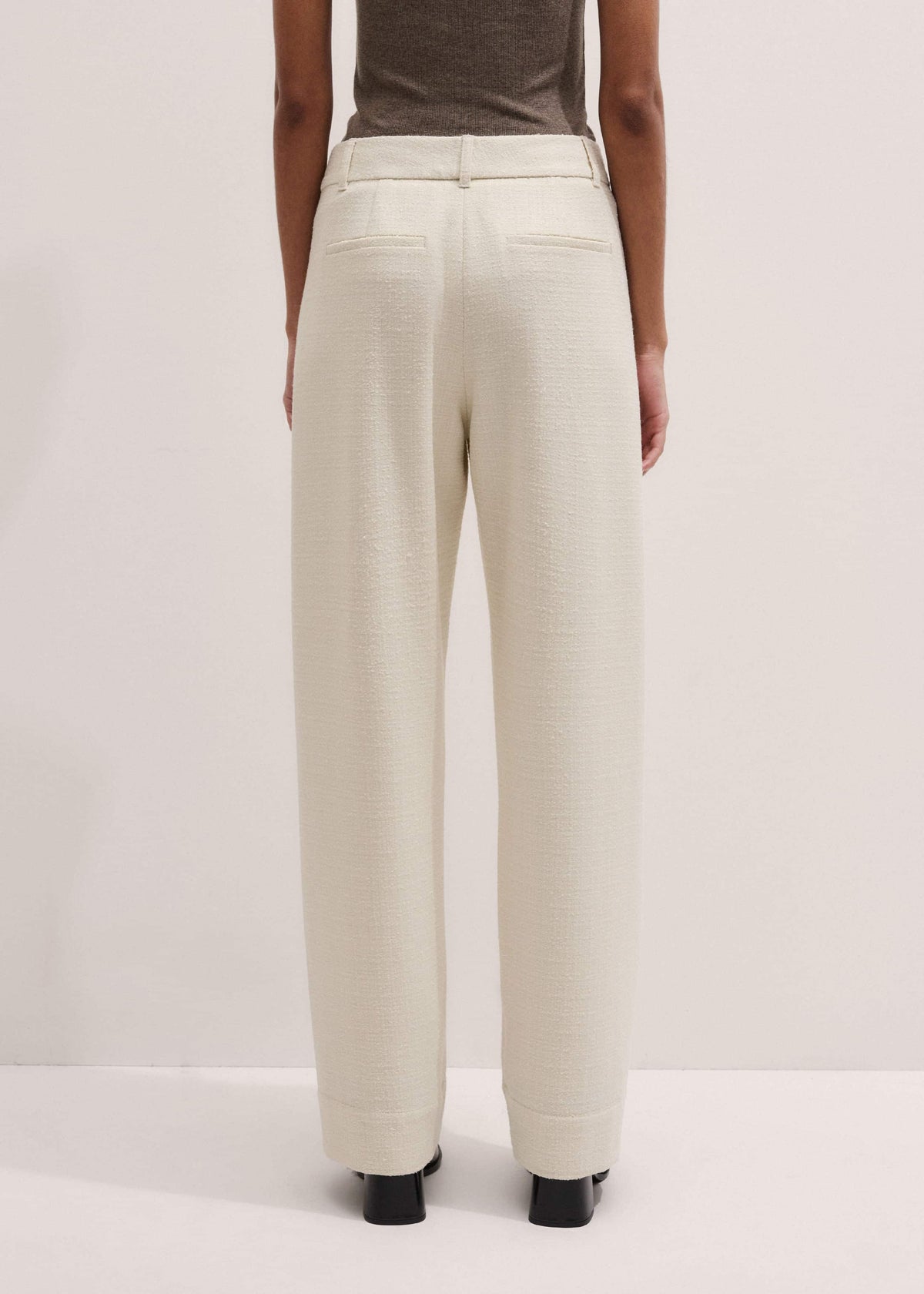 ME+EM Ivory Clever Tapered Pant