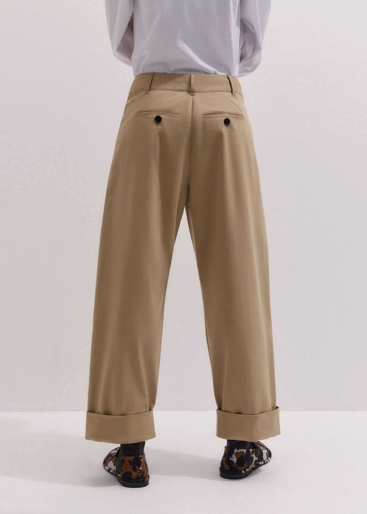 ME+EM Brown Clever Tapered Chino