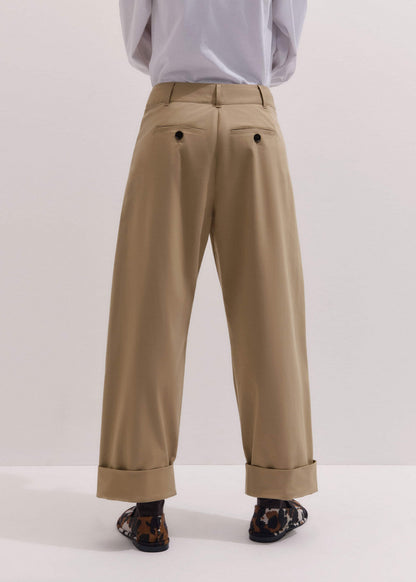 ME+EM Brown Clever Tapered Chino