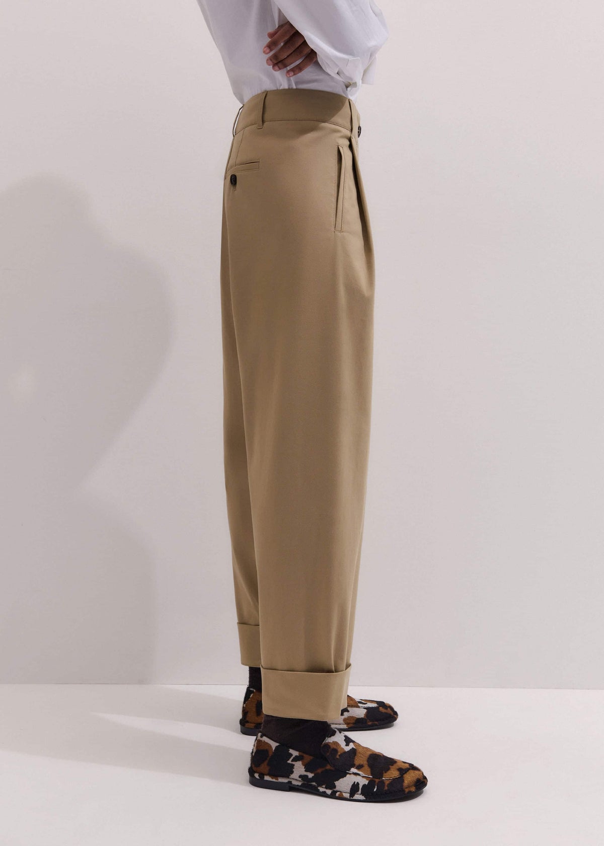 ME+EM Brown Clever Tapered Chino