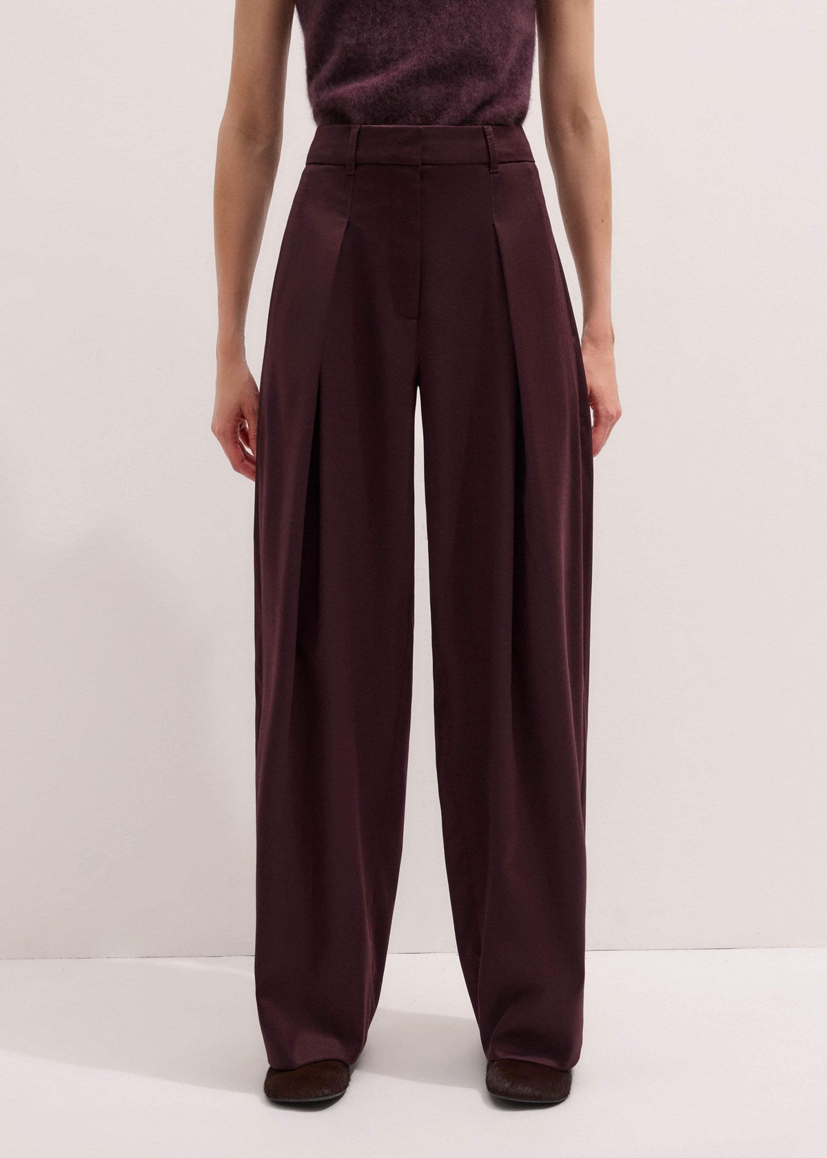 ME+EM Red Tapered Pant