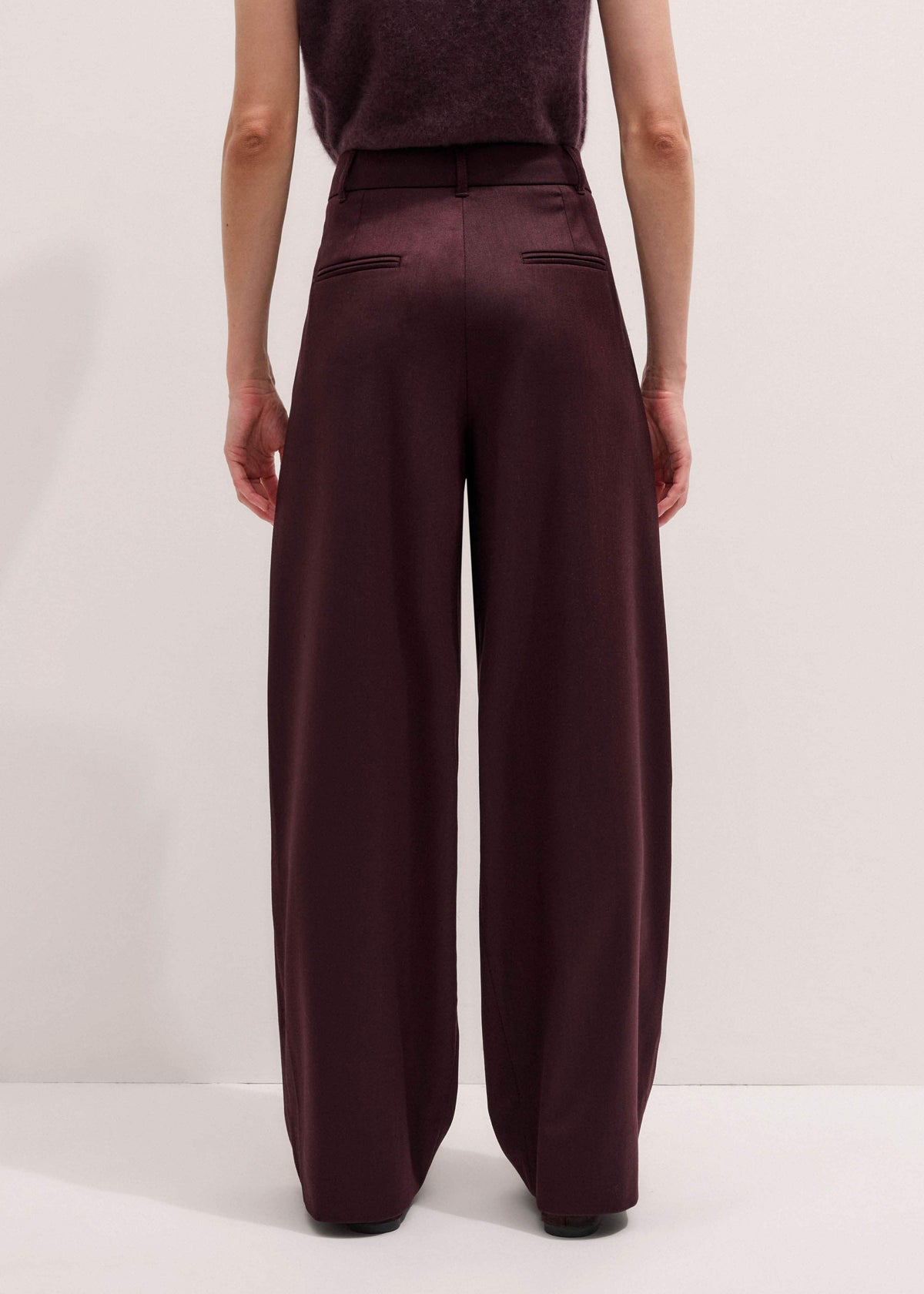 ME+EM Red Tapered Pant