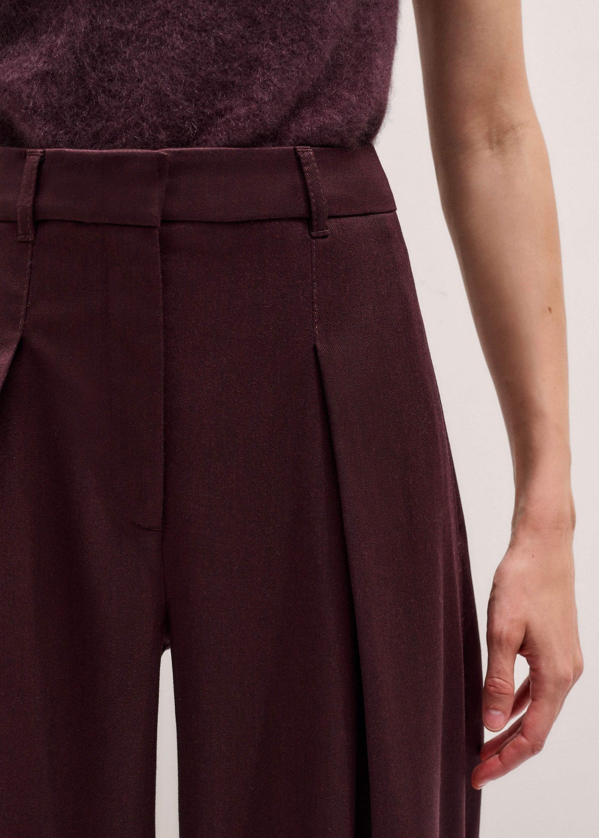 ME+EM Red Tapered Pant