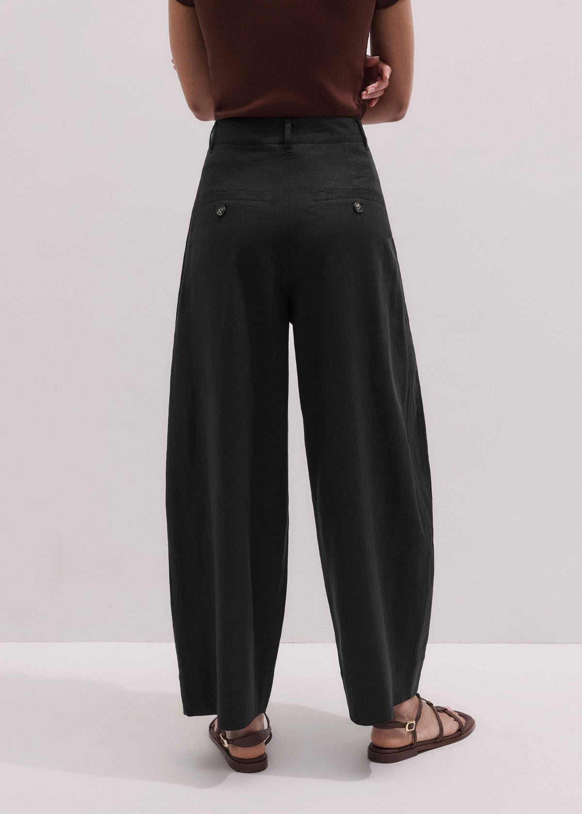 ME+EM Black Extreme Taper Pant