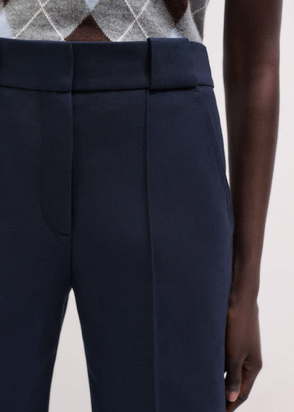 ME+EM Navy Tailored Leg Elongator Pant