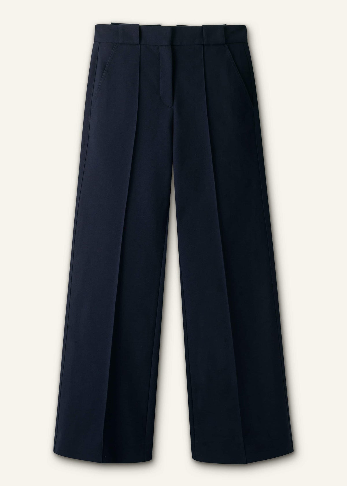 ME+EM Navy Tailored Leg Elongator Pant